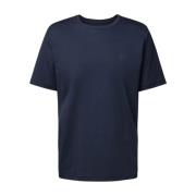 Baldessarini Mörkblå Bomull T-shirt för Män Blue, Herr