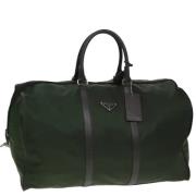 Prada Vintage Pre-owned Nylon prada-vskor Green, Dam