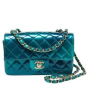 Chanel Vintage Pre-owned Laeder chanel-vskor Green, Dam