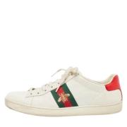 Gucci Vintage Pre-owned Laeder sneakers White, Dam