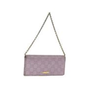 Gucci Vintage Pre-owned Laeder plnbcker Purple, Dam