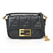 Fendi Vintage Pre-owned Tyg fendi-vskor Black, Dam