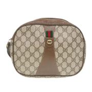 Gucci Vintage Pre-owned Plast kuvertvskor Beige, Dam