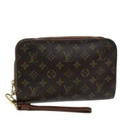 Louis Vuitton Vintage Pre-owned Canvas kuvertvskor Brown, Dam