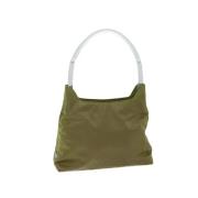 Prada Vintage Pre-owned Nylon prada-vskor Green, Dam