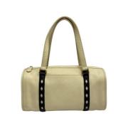 Yves Saint Laurent Vintage Pre-owned Laeder handvskor Beige, Dam