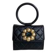 Chanel Vintage Pre-owned Laeder chanel-vskor Blue, Dam