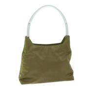 Prada Vintage Pre-owned Nylon prada-vskor Green, Dam