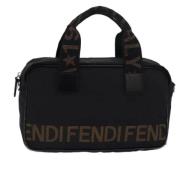 Fendi Vintage Pre-owned Canvas fendi-vskor Black, Dam