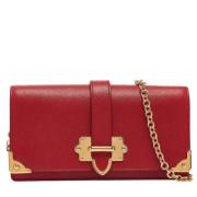 Prada Vintage Pre-owned Laeder plnbcker Red, Dam