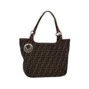 Fendi Vintage Pre-owned Canvas fendi-vskor Black, Dam