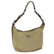 Prada Vintage Pre-owned Nylon prada-vskor Beige, Dam