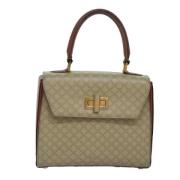 Celine Vintage Pre-owned Canvas celine-vskor Beige, Dam