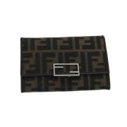 Fendi Vintage Pre-owned Canvas plnbcker Black, Dam