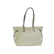 Prada Vintage Pre-owned Nylon prada-vskor White, Dam