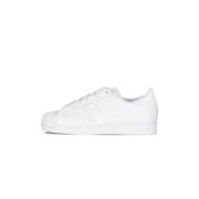 Adidas Vit låg sneaker med 3 ränder White, Dam