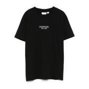 Calvin Klein Svarta T-shirts och Polos Black, Dam