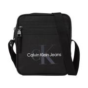 Calvin Klein Svart Crossbody Väska BDS Modell Black, Herr