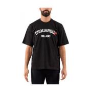 Dsquared2 Herr T-shirt Black, Herr