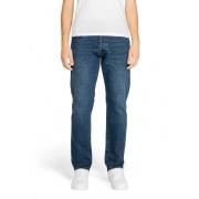 Jack & Jones Blå Plain Herr Jeans Dragkedja Stängning Blue, Herr