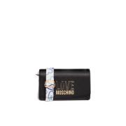 Love Moschino Stilig PU-väska Black, Dam