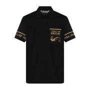 Versace Jeans Couture Svarta T-shirts och Polos ***cv Black, Herr