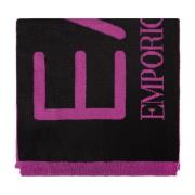 Emporio Armani EA7 Halsduk med logotyp Purple, Unisex