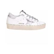 Golden Goose Vita Hi Star Sneakers med Metallstjärna White, Dam