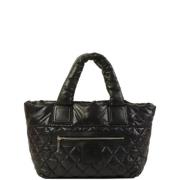 Chanel Vintage Pre-owned Nylon chanel-vskor Black, Dam