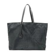 Bottega Veneta Vintage Pre-owned Nylon axelremsvskor Black, Dam