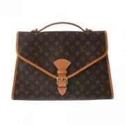 Louis Vuitton Vintage Pre-owned Tyg louis-vuitton-vskor Brown, Dam