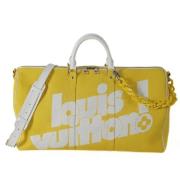 Louis Vuitton Vintage Pre-owned Laeder resvskor Yellow, Dam