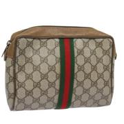 Gucci Vintage Pre-owned Laeder kuvertvskor Brown, Dam