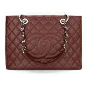 Chanel Vintage Pre-owned Tyg chanel-vskor Red, Dam