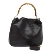 Gucci Vintage Pre-owned Nylon gucci-vskor Black, Dam