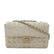 Chanel Vintage Pre-owned Tyg chanel-vskor Beige, Dam