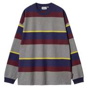 Carhartt Wip Randig långärmad T-shirt Sundling Aura Multicolor, Herr