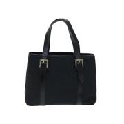 Fendi Vintage Pre-owned Canvas handvskor Black, Dam