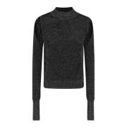 Roberto Collina Cut Out Neck Sweater Black, Dam