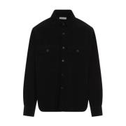 Saint Laurent Svarta skjortor för män Aw24 Black, Herr