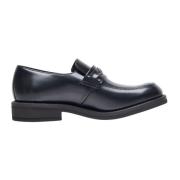 Our Legacy Blanka läderloafers med flätad rem Black, Herr