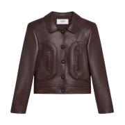 Celine Praline Blouson Jacka Brown, Dam