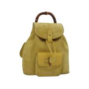 Gucci Vintage Pre-owned Mocka gucci-vskor Yellow, Dam