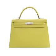 Hermès Vintage Pre-owned Laeder handvskor Green, Dam