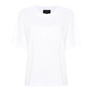 Emporio Armani Präglad Logga T-shirts och Polos White, Dam