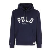 Ralph Lauren Hoodie Logo Blue, Herr