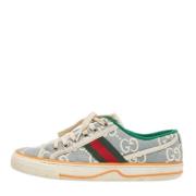 Gucci Vintage Pre-owned Canvas sneakers Blue, Dam