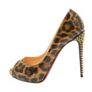 Christian Louboutin Pre-owned Pre-owned Laeder klackskor Brown, Dam