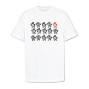 Moncler T-shirt med logotyp White, Herr