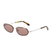 Off White Miami Oval Brun Solglasögon Brown, Unisex